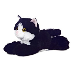 Toys - Soft Toys - Cat - Black and White Kitten - Maynard