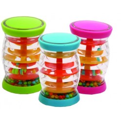 Toys - Musical - Baby - Halilit - Rainbow shaker  -  pink, blue or lime green