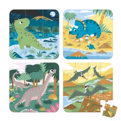 Toys - Jigsaw and Puzzles  - Dinosaurs - 4 Progressive Difficulty Puzzles Dinosaurs - last one