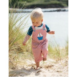 Trousers - Dungarees - Frugi - Summer - Godrevy - Light Summer - Red Boat - last size