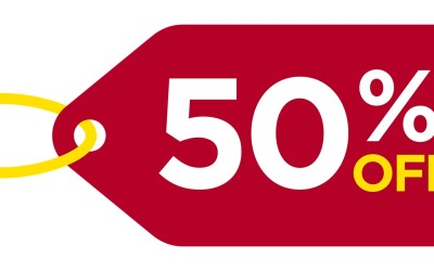 CLEARANCE at 50% off