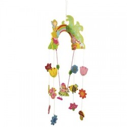 Toys - MOBILE - FAIRY - Wooden decorative baby mobile 