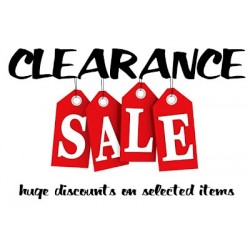 Clearance sale bargains