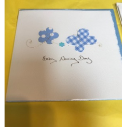 CARDS - BABY - NAMING DAY - BLUE - Baby Naming Day  - clearance