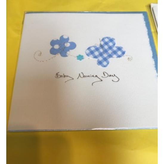 CARDS - BABY - NAMING DAY- BLUE - Baby Naming Day  