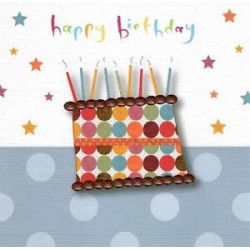 Cards - Birthday - Birthday cake with candles - last one