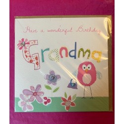 CARDS - Birthday - GRANDMA - Have  a wonderful birthday  