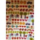 Wrapping Paper - Happy animals, rainbow, flowers,  fruit, sun, toys ...    (posted folded)
