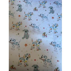 Wrapping Paper - DOGS - Happy wagging tails ( posted folded)