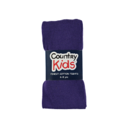 Tights - Country Kids -  Cotton Tights - Purple 12-24m - last size 