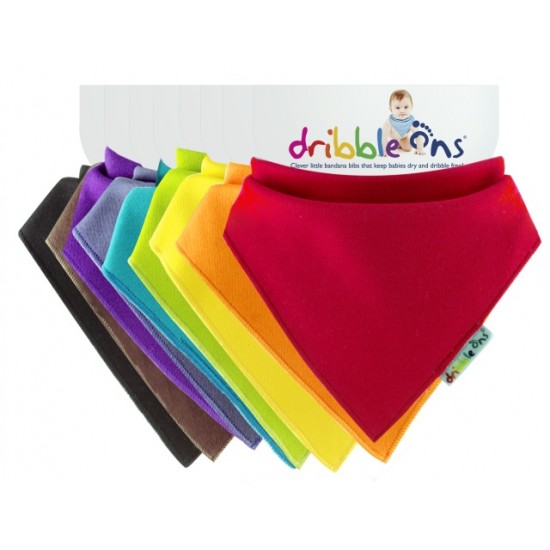 Bib - Dribble Ons - Bandana Bibs - Rainbow Stripe