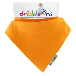 Bib - Orange - Bandana - Soft terry cotton - Unisex - 0-24m