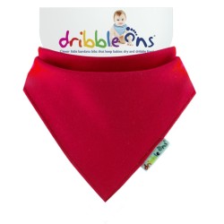 Bib - Red - Bandana - soft terry cotton - UNISEX - 0-24m