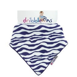 Bib - STRIPE zebra - soft terry cotton - UNISEX - 0-24m