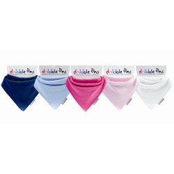 Bib - Red - Bandana - soft terry cotton - UNISEX - 0-24m