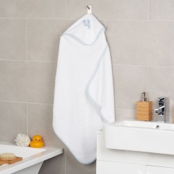 Muslins and Blankets - Towel - UNISEX - 100% cotton terry towelling - WHITE - pictures vary - 1 x randomly selected 