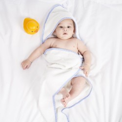 Muslins and Blankets - Towel - UNISEX - 100% cotton terry towelling - Blue - pictures vary