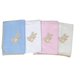 Muslins and Blankets - Blanket - Pram - Basic Fleece Cuddle Wraps