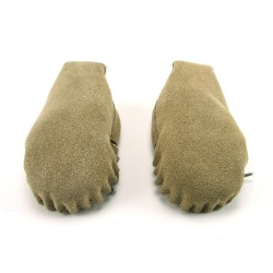 Shoes and Slippers - Moccasins -  Luxury Warm - BEIGE - Lamb wool - last size -  6-12m 
