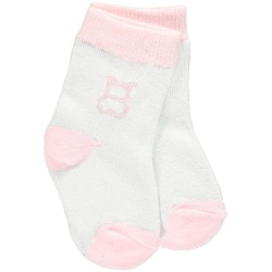 Socks - ANIMALS - BEAR - PINK - Emile et Rose - Luxury range - 2 pc  - last size 