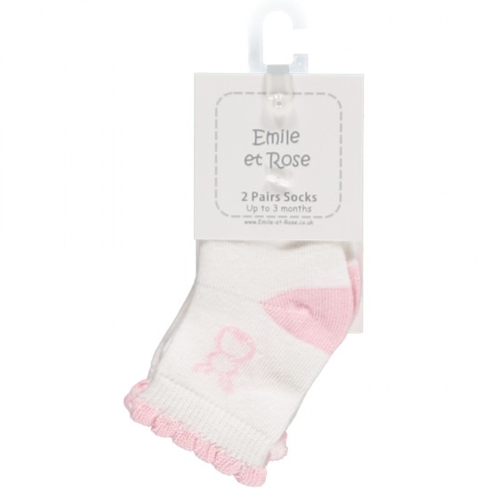 Socks - BLUE - Emile et Rose - Luxury range - 2 pc - NAVY and GREY -  flash no return offer