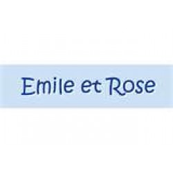Toys - Rattle - BEAR - Ring - Emile et Rose - White Velour Teddy Rattle  - from 0m