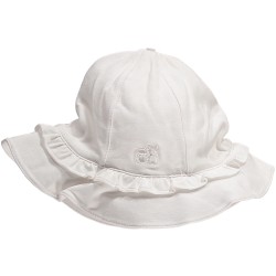 Sun and Swim - Hat - PLAIN - WHITE - Emile et Rose - Emmy - 1m - 56 cm (0-3m ), 6m - 68 cm (6-12m)  - clearance