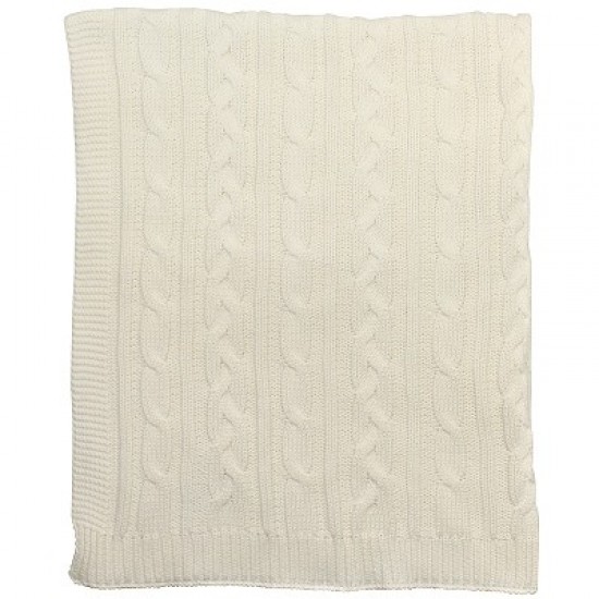 Muslins and Blankets - Blanket - LUXURY - Emile et Rose - Luxury - Creamy White - 100% cotton - last two