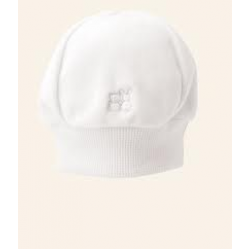 Hat - Luxury - Emile et Rose -  White in Velour - 1m - (0-3m) 3m (3-6m ) -  no return offer