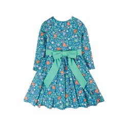 Tights - STARS - Frugi - Norah - Pacific aqua stars 