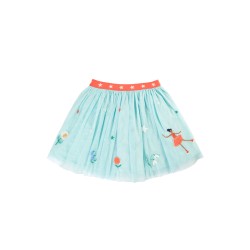 Skirt - Fairy - Frugi - Scarlet - Twirly skirt in Glaciers Fairy