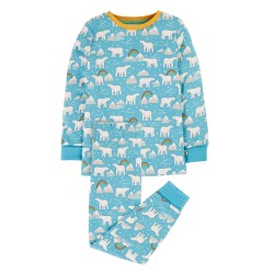 Pyjamas - ANIMALS - BEARS - Frugi - Sundown - Winter tales - Arctic polar bears and rainbow - UNISEX