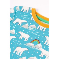 Pyjamas - ANIMALS - BEARS - Frugi - Sundown - Winter tales - Arctic polar bears and rainbow - UNISEX