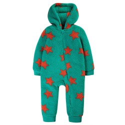 Snuggle suit - FLEECE - STARS - Baby and Toddler - Fluffy TED Warm - Frugi