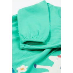 Set - Outfit - HORSES - Frugi - Tilly - pacific aqua 