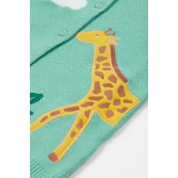 Cardigan - Frugi - Colby - Giraffe and Rainbow