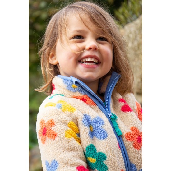 FLEECE - GARDEN - Frugi - TED - Zip Jacket - Flower Pop FLEECE - GARDEN - Frugi - TED - Zip Jacket - Flower Pop
