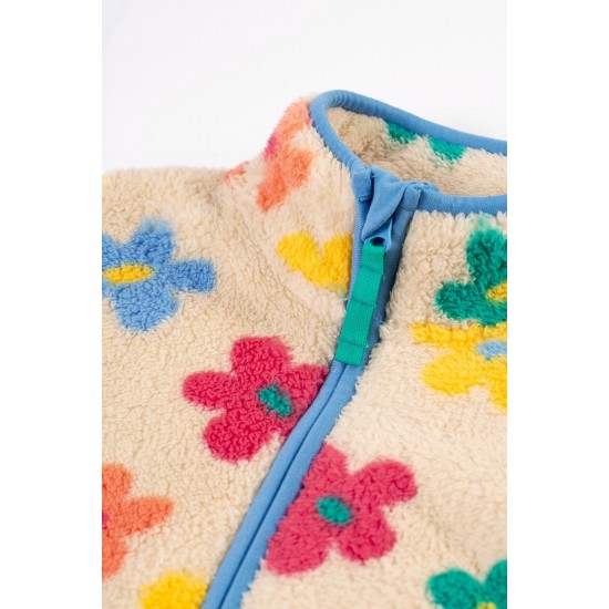 FLEECE - GARDEN - Frugi - TED - Zip Jacket - Flower Pop FLEECE - GARDEN - Frugi - TED - Zip Jacket - Flower Pop