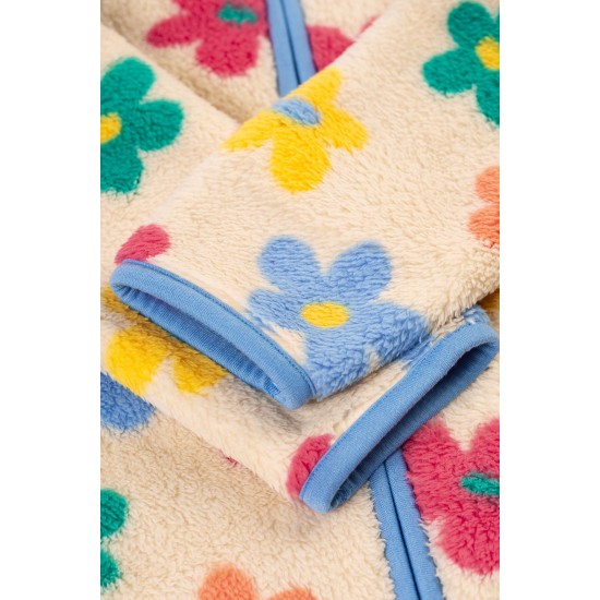 FLEECE - GARDEN - Frugi - TED - Zip Jacket - Flower Pop FLEECE - GARDEN - Frugi - TED - Zip Jacket - Flower Pop