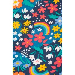 Leggings - Flowers - FRUGI - LIBBY - FLOWERS - Winter snowdrops hedgerow rainbow