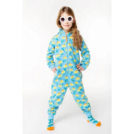 Snuggle suit - Frugi - Big Kids - ECHINACEA flowers and bees