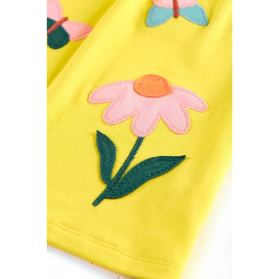 Dress - Frugi - Layla - ECHINACEA - yellow flowers