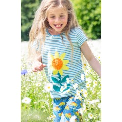 Leggings - Flowers - Frugi - LIBBY - ECHINACEA flower and bees