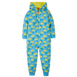 Snuggle suit - FLOWERS - Big Kids - Frugi - ECHINACEA