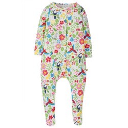 Babygrow - Frugi - Toucan , flowers and tropical birds 