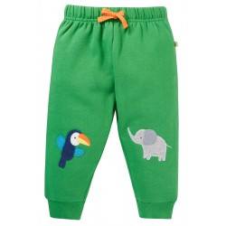 Trousers - Crawlers - Frugi - Toucan Bird and Elephant Jungle