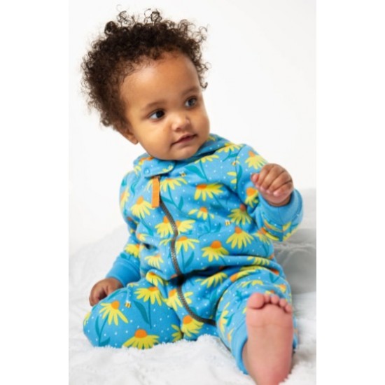 Snuggle Suit - Baby and Toddler - FRUGI - ECHINACEA flowers and bees