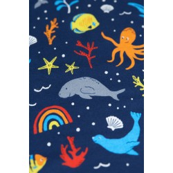 Pyjamas - Frugi - Sundown - Sealife -  Navy rainbow sea and fish