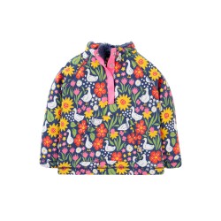 Fleece - ANIMALS - Frugi - DUCKS - Springtime flowers - clearance 