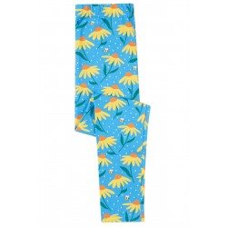 Leggings - LIBBY - FLOWERS - ECHINACEA flower and bees